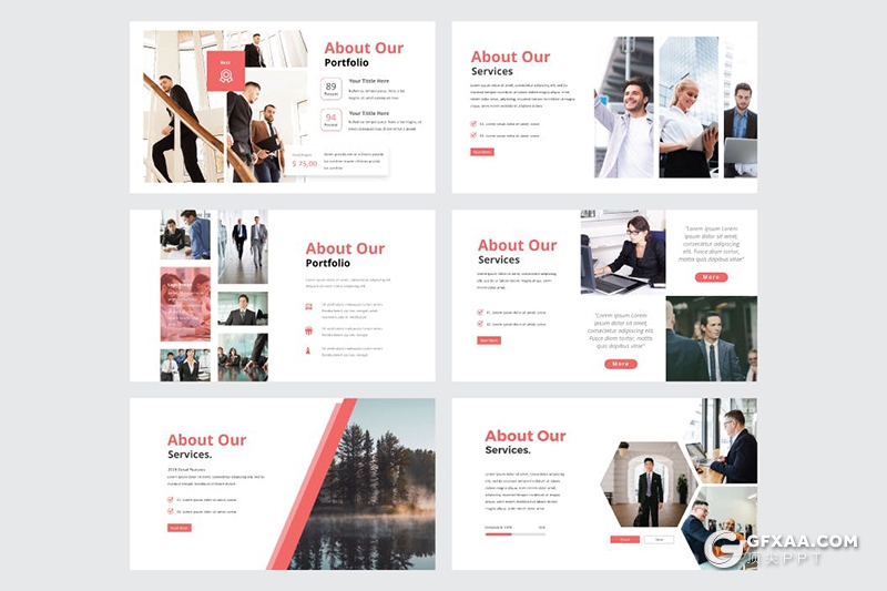 30页企业简介目标分析项目合作PPT模板 - 顶尖PPT