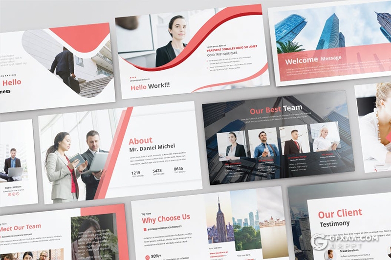 30页企业简介目标分析项目合作PPT模板 - 顶尖PPT