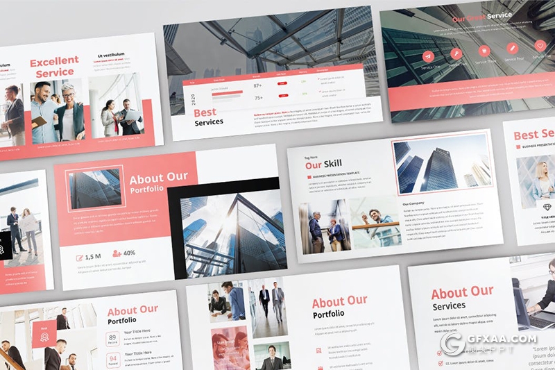 30页企业简介目标分析项目合作PPT模板 - 顶尖PPT