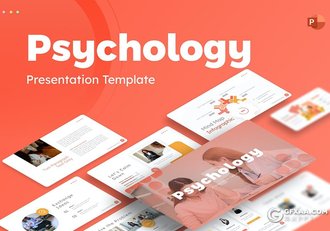 80页心理健康治疗心理专业国外PPT模板 - 顶尖PPT