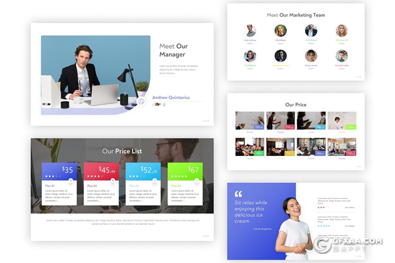 商务策划营销工作计划总结国外PPT模板 - 顶尖PPT