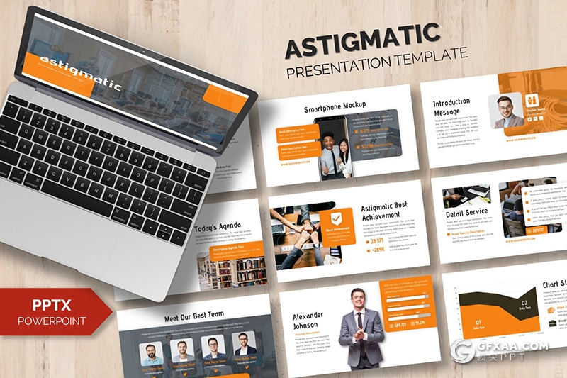 30页商业合作企业介绍商务风格PPT模板5种主题配色 - 顶尖PPT