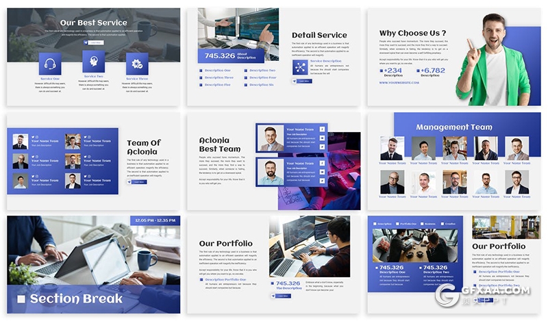 30页商业合作企业团队介绍项目合作国外商务PPT/KEY/GSL模板 - 顶尖PPT