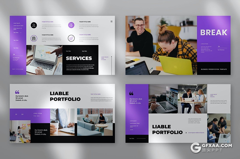 30页商务项目合作企业报表企业简介PPT模板 - 顶尖PPT