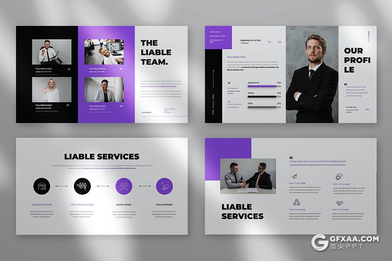 30页商务项目合作企业报表企业简介PPT模板 - 顶尖PPT