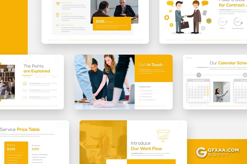 27页国外商务风格商业培训主题PPT模板 - 顶尖PPT