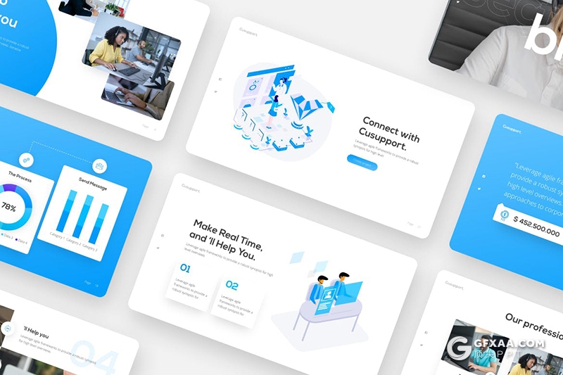 25页商业演讲项目合作洽谈国外商务PPT模板 - 顶尖PPT