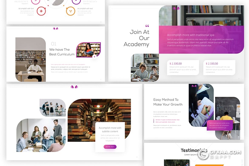 27页教育培训机构国外成人教育学校推广PPT模板 - 顶尖PPT