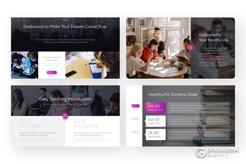 27页教育培训机构国外成人教育学校推广PPT模板 - 顶尖PPT