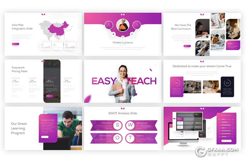 27页教育培训机构国外成人教育学校推广PPT模板 - 顶尖PPT