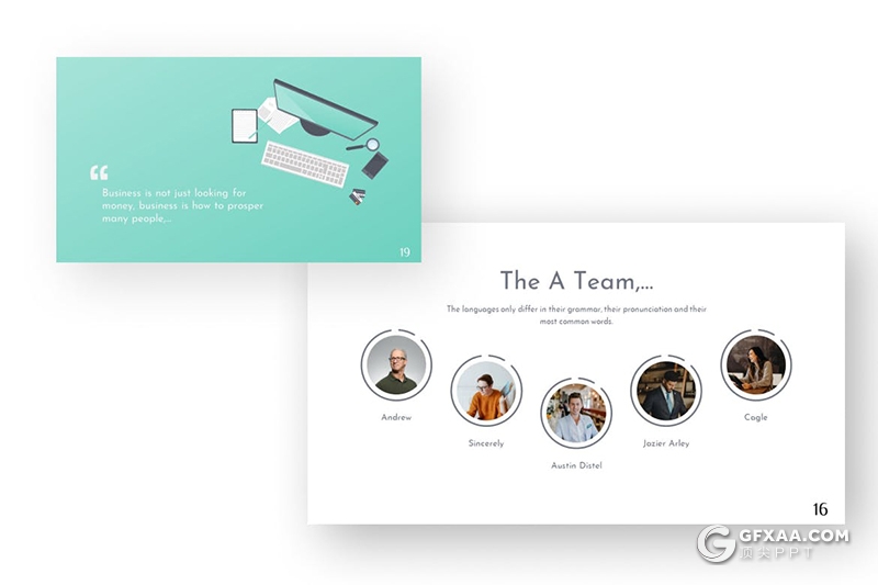 30页国外商务风格企业工作汇报工作计划PPT模板 - 顶尖PPT