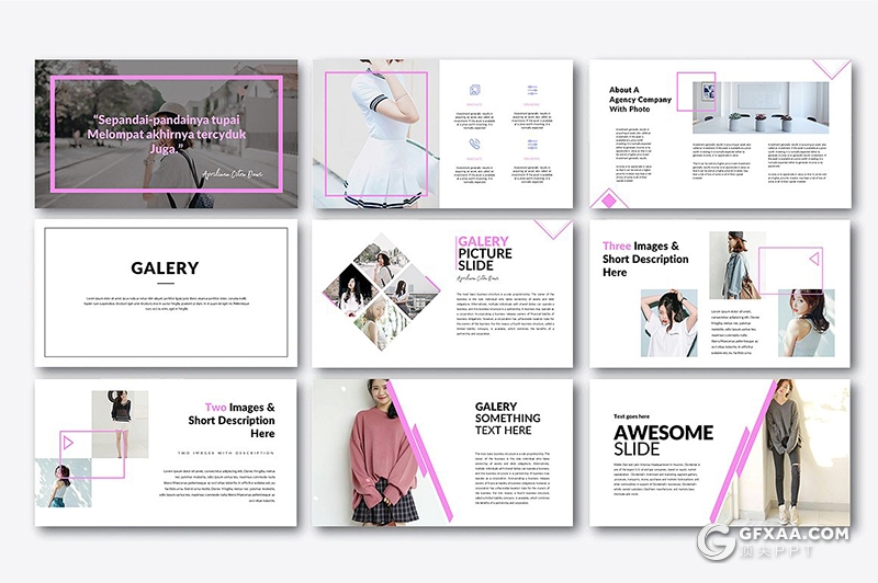 3套极简风格国外商务通用简约风格keynote模板合集 - 顶尖PPT