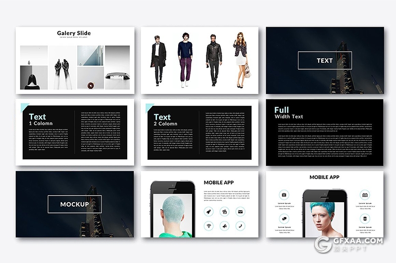 3套极简风格国外商务通用简约风格keynote模板合集 - 顶尖PPT