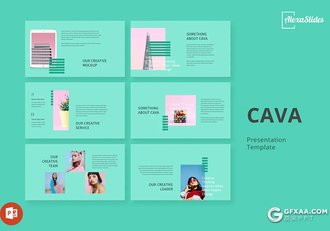 30页扁平化国外极简小清新风格PPT模板 - 顶尖PPT