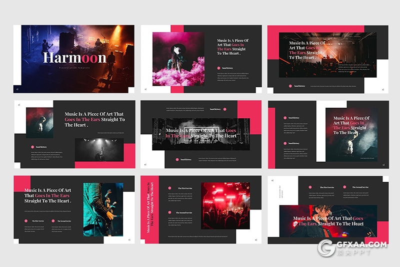 30页演唱会活动现场规划音乐节活动策划PPT模板 - 顶尖PPT