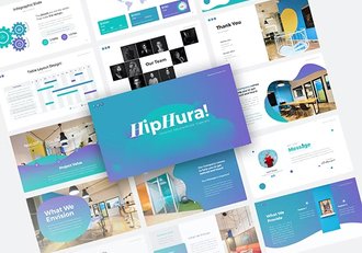 53页欧美创意商业模板数据分析计划总结PPT模板 - 顶尖PPT