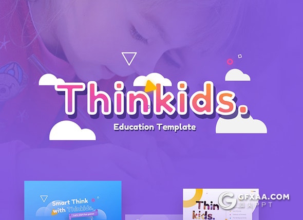 80页精美配色与动画ppt国外高端趣味游戏儿童教育培训PPT模板 - 顶尖PPT