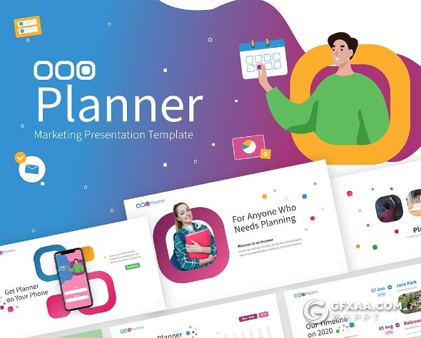 77页国外精美动画配色商业规划营销主题PPT模板 - 顶尖PPT