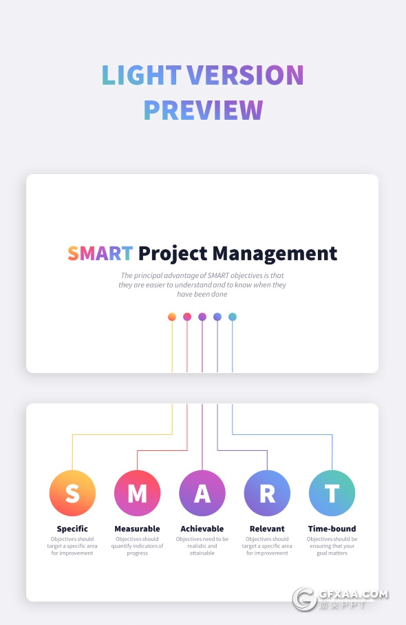 100页国外高端彩色渐变PPT数据图形模板黑白两种底色 - 顶尖PPT