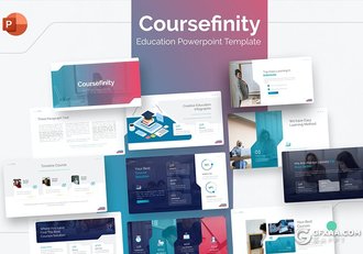 国外渐变风格商务工作计划总结通用PPT模板 - 顶尖PPT