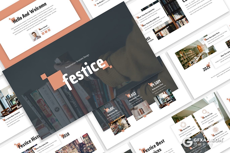 30页国外商务商业多用途PPT keynote Gslides模板 - 顶尖PPT