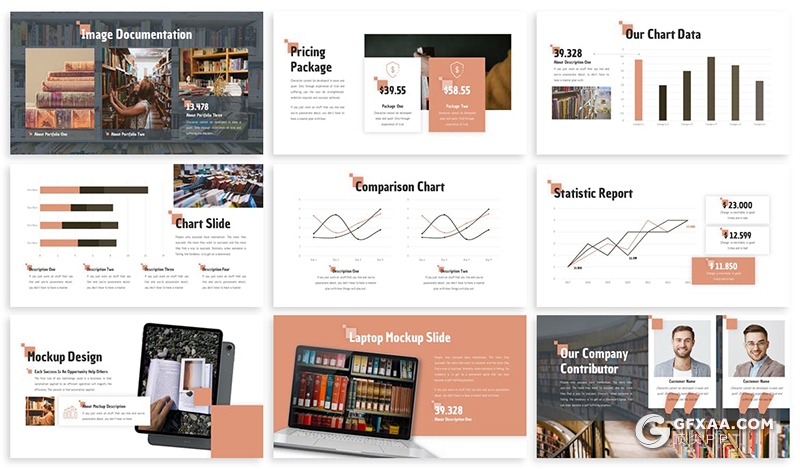 30页国外商务商业多用途PPT keynote Gslides模板 - 顶尖PPT