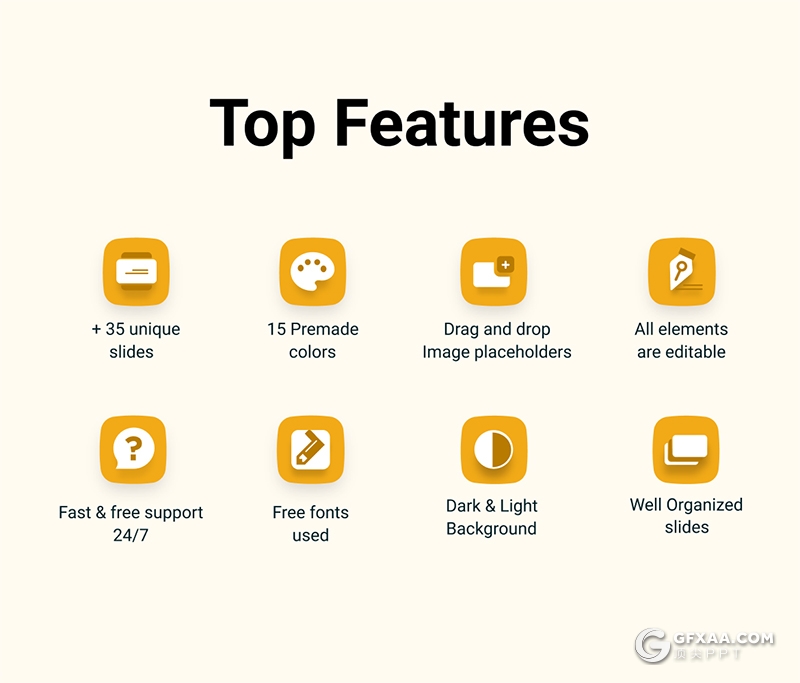 40页欧美设计风格餐饮美食介绍展示PPT模板 - 顶尖PPT