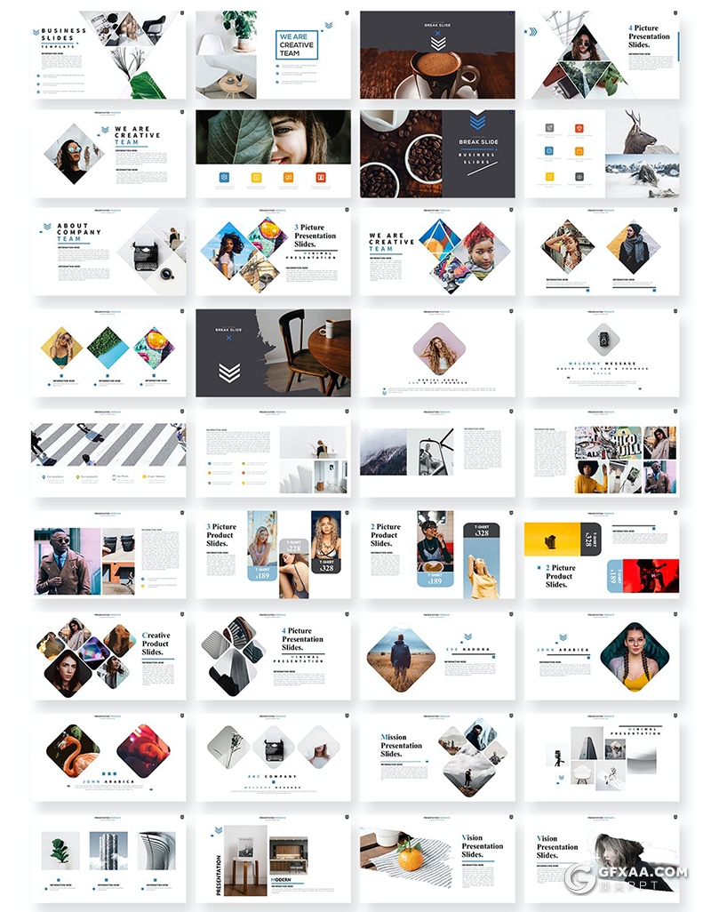 350页国外高端商务通用PPT卡通插画人物微立体数据图形世界地图PPT模板 - 顶尖PPT