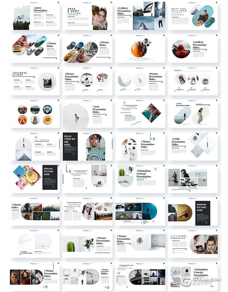 350页国外高端商务通用PPT卡通插画人物微立体数据图形世界地图PPT模板 - 顶尖PPT