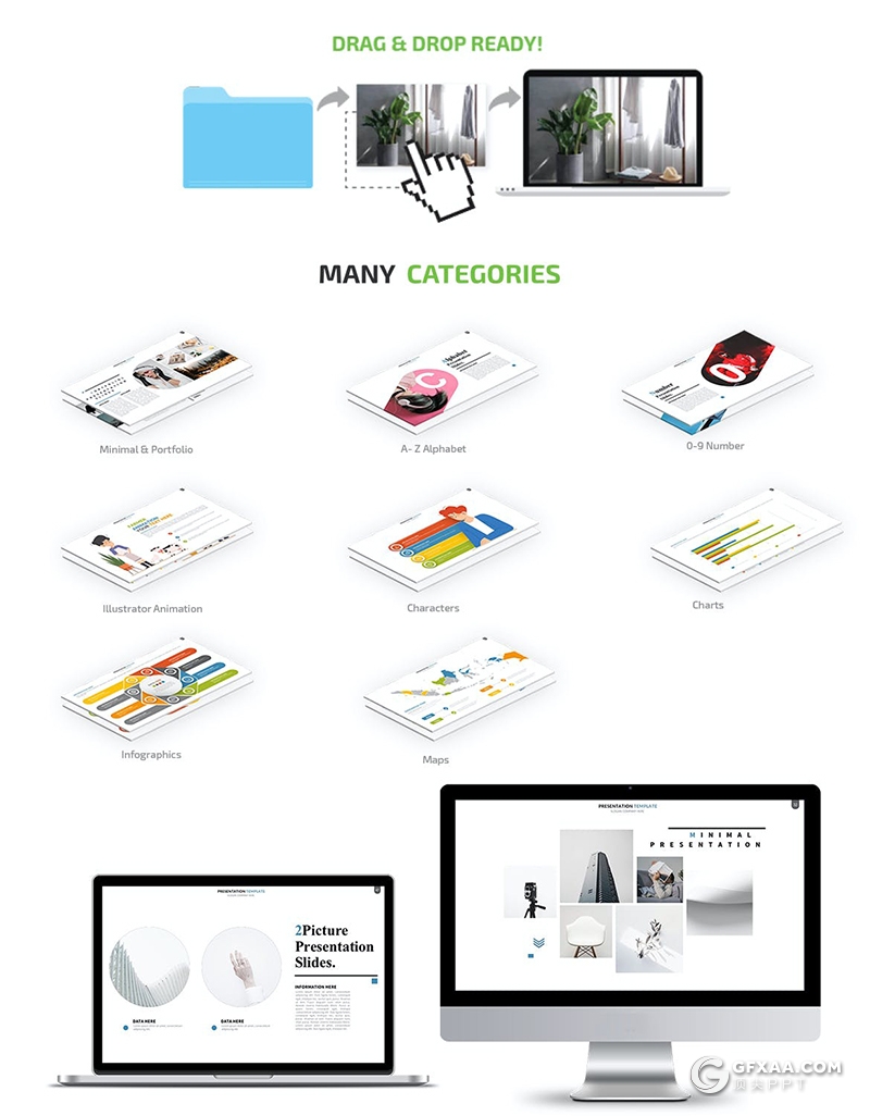 350页国外高端商务通用PPT卡通插画人物微立体数据图形世界地图PPT模板 - 顶尖PPT