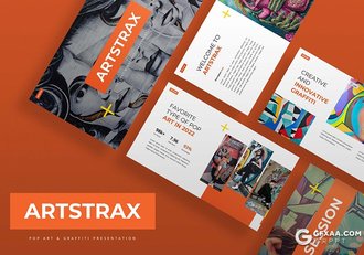 30页国外时尚作品展示摄影写真PPT模板 - 顶尖PPT