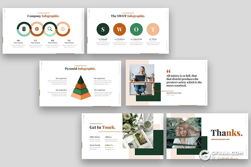 36页植物养殖园艺农业花园园丁PPT模板 - 顶尖PPT