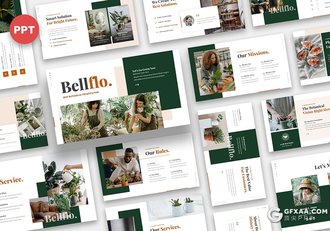 36页植物养殖园艺农业花园园丁PPT模板 - 顶尖PPT