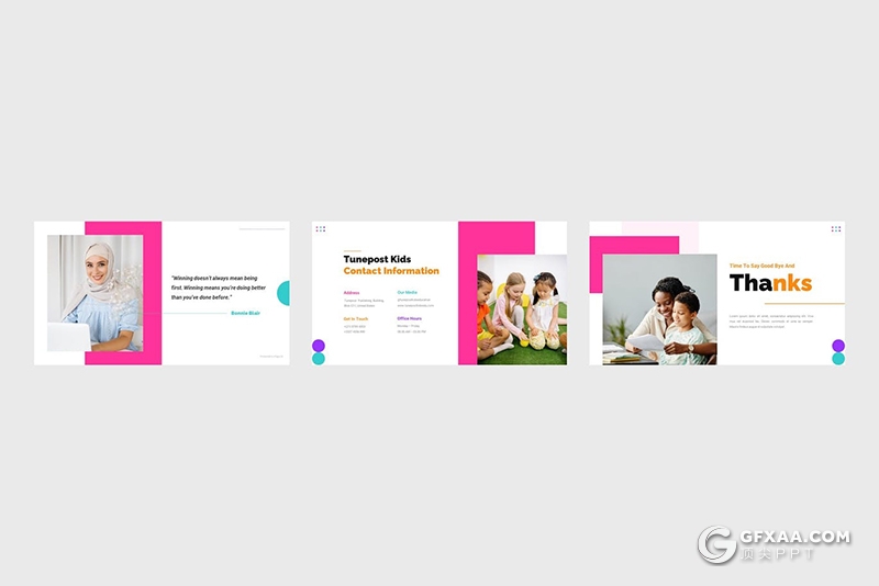 30页国外儿童教育培训机构介绍keynote模板 - 顶尖PPT