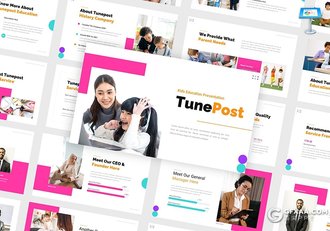 30页国外儿童教育培训机构介绍keynote模板 - 顶尖PPT