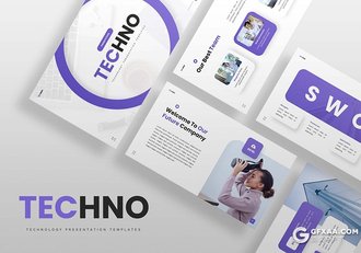 30页科技公司介绍虚拟VR科技展示PPT模板 - 顶尖PPT