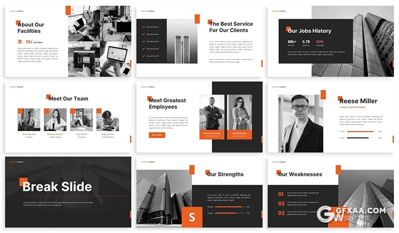 30页国外商务项目推销企业介绍PPT模板 - 顶尖PPT