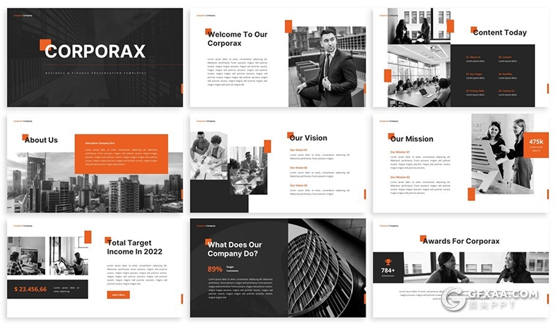 30页国外商务项目推销企业介绍PPT模板 - 顶尖PPT