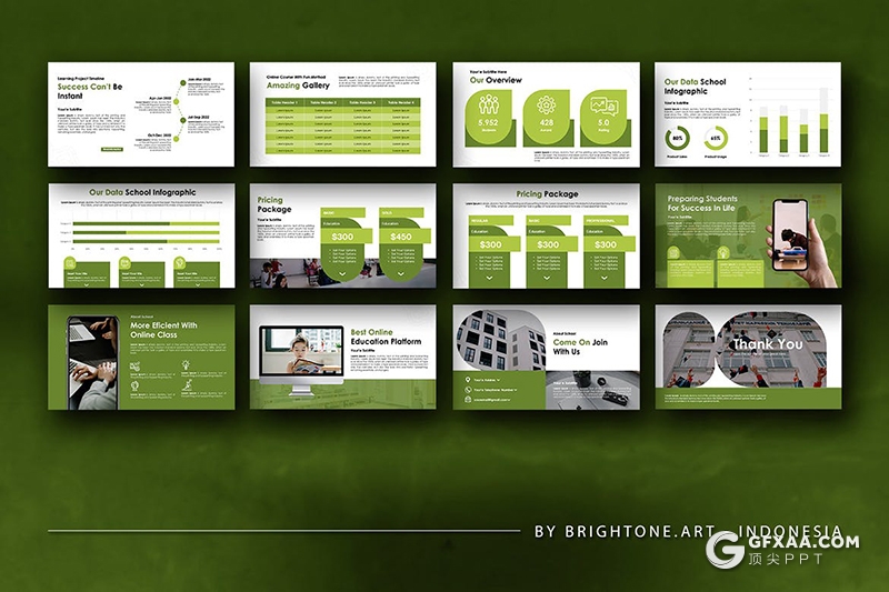 30页国外企业团队人员介绍商业风格PPT模板 - 顶尖PPT