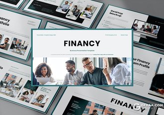 30页商业风格金融业务商务合作国外PPT模板 - 顶尖PPT