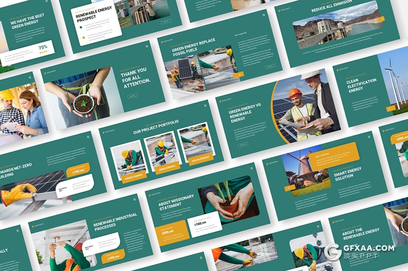 30页新能源企业介绍新能源科技研发展示PPT模板 - 顶尖PPT