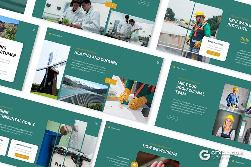 30页新能源企业介绍新能源科技研发展示PPT模板 - 顶尖PPT