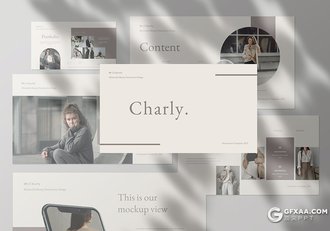 30页国外极简文艺小清新风格PPT模板 - 顶尖PPT