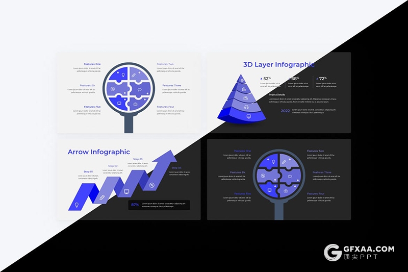 35页欧美风格企业介绍项目合作展示会议通用国外PPT模板 - 顶尖PPT