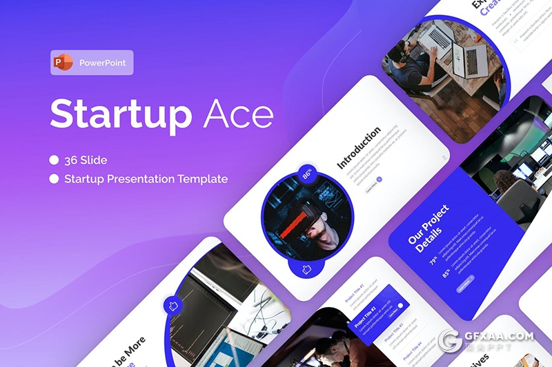 35页欧美风格企业介绍项目会议商业PPT模板 - 顶尖PPT