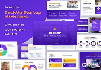 32页商业汇报年终工作总结欧美通用PPT模板 - 顶尖PPT