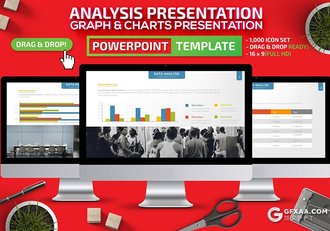 68页彩色国外智能数据图形图表PPT模板 - 顶尖PPT