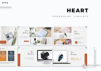 30页5配色国外简约商务风格PPT模板 - 顶尖PPT