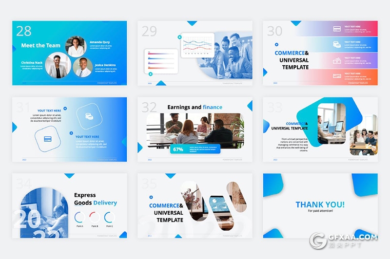 36页微立体风格2022年终工作汇报总结企业介绍新年计划国外PPT模板 - 顶尖PPT