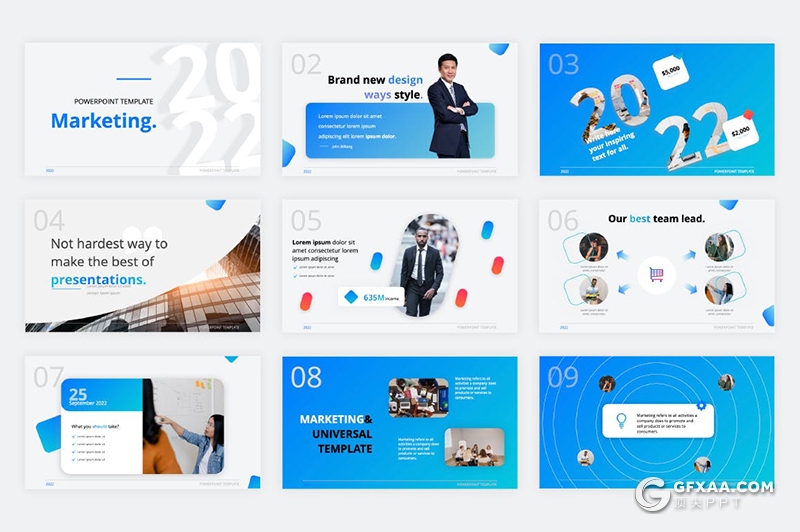 36页2022年商务企业介绍工作汇报总结通用国外微立体PPT模板 - 顶尖PPT